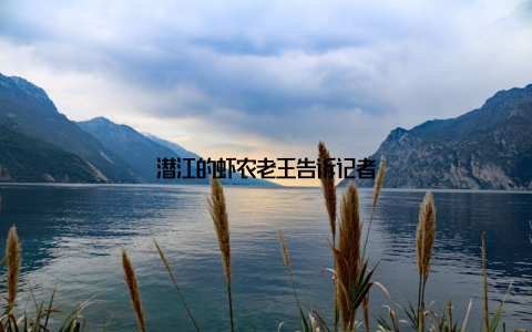 潜江的虾农老王告诉记者
