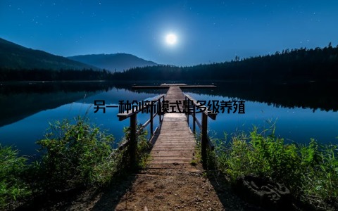 另一种创新模式是多级养殖