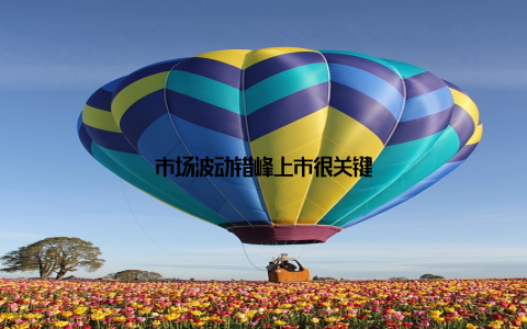 市场波动错峰上市很关键