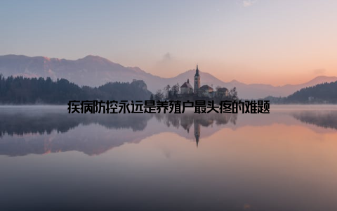 疾病防控永远是养殖户最头疼的难题