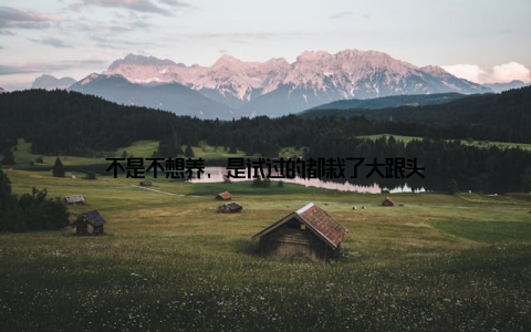 不是不想养, 是试过的都栽了大跟头