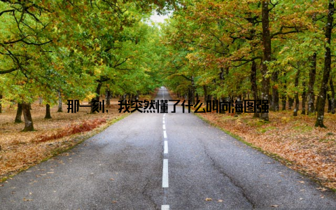 那一刻, 我突然懂了什么叫向海图强