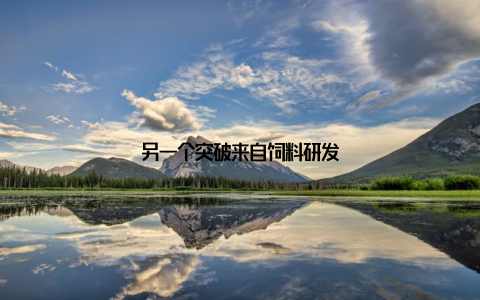 另一个突破来自饲料研发