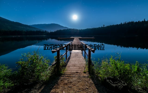 政府的配套措施逐步到位