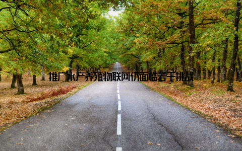 推广水产养殖物联网仍面临若干挑战